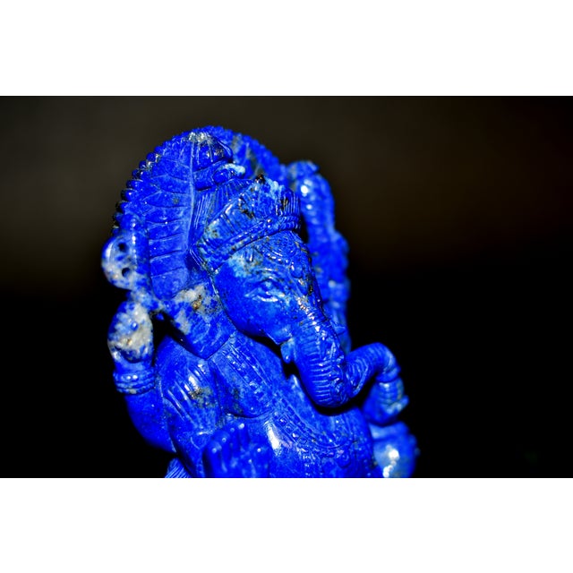 Gemstone Natural Lapis Lazuli Finest Aaaaa Finely Carved For Sale - Image 7 of 17