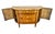 Brown French Louis XVI Marble Top Inlaid Commode For Sale - Image 8 of 16