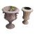 Two Vintage Garden Urn Planters For Sale