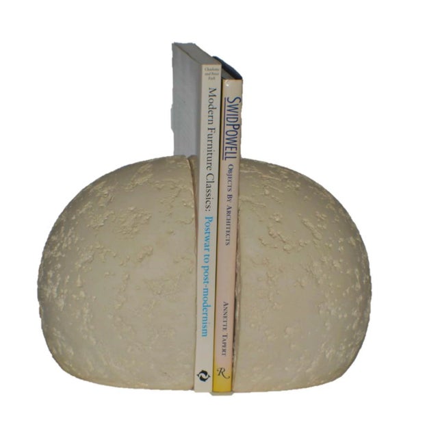 Jaru Volcanic Orb Sphere Plaster Large Bookends. The bookends are stunning and completely unique. The bookends are used in...