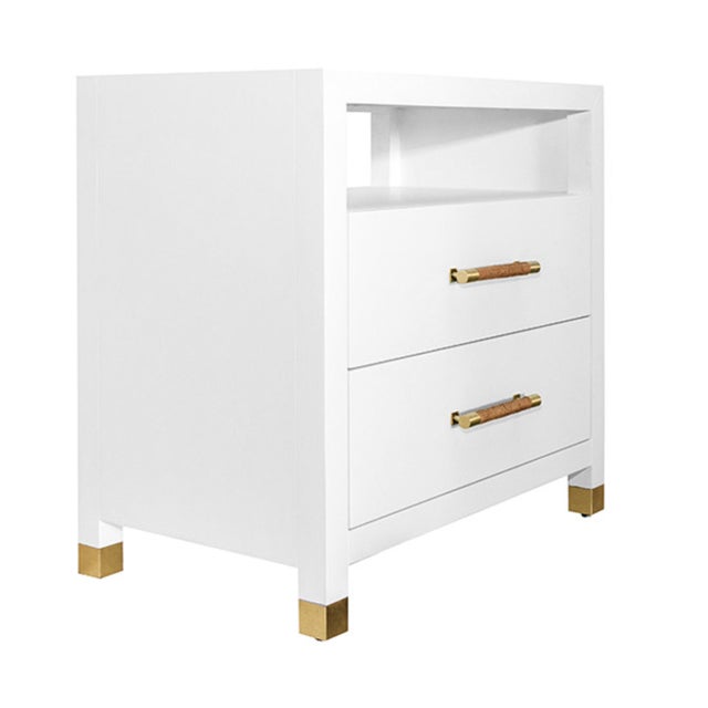 New special order item. Not vintage. Add a touch of class to your space with the Hancock Two Drawer Side Table. Choose...