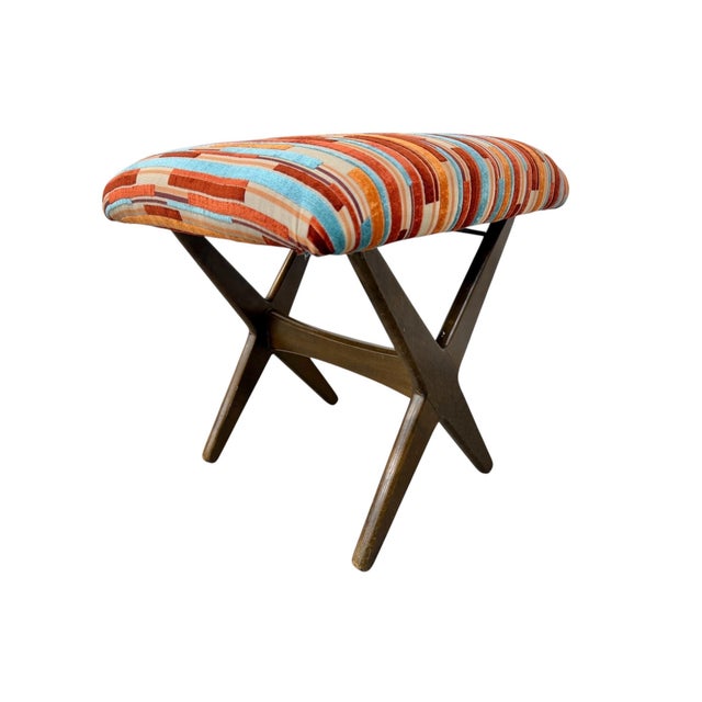 Mid-Century Modern Mid-Century Danish Modern Dux Ottoman - Restored! For Sale - Image 3 of 7
