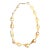 Vintage Robert Lee Morris for Artwear Gold Plated Over Sterling Silver Sculptural Necklace For Sale