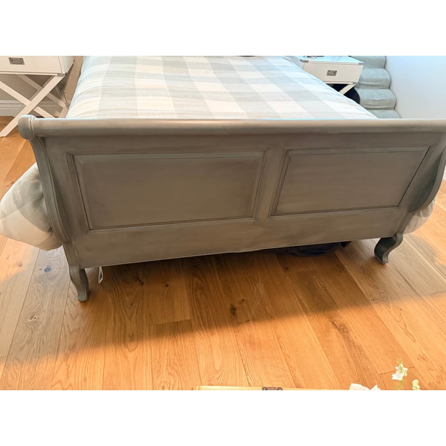 1990s 1990s Attributed to Ethan Allen French Country Sleigh Bed For Sale - Image 5 of 5