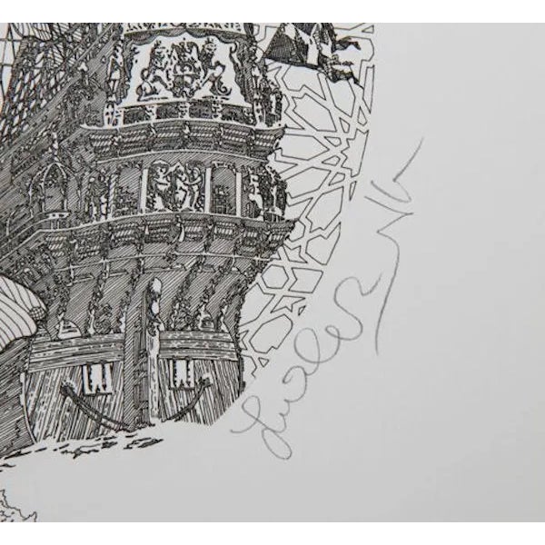 Artist: Guillaume Azoulay, Moroccan (1949 - ) Title: Zodiacs : Aquarius Year: 2006 Medium: Etching, signed and numbered in...