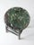 Green Vintage Painted Wood Stool For Sale - Image 8 of 12