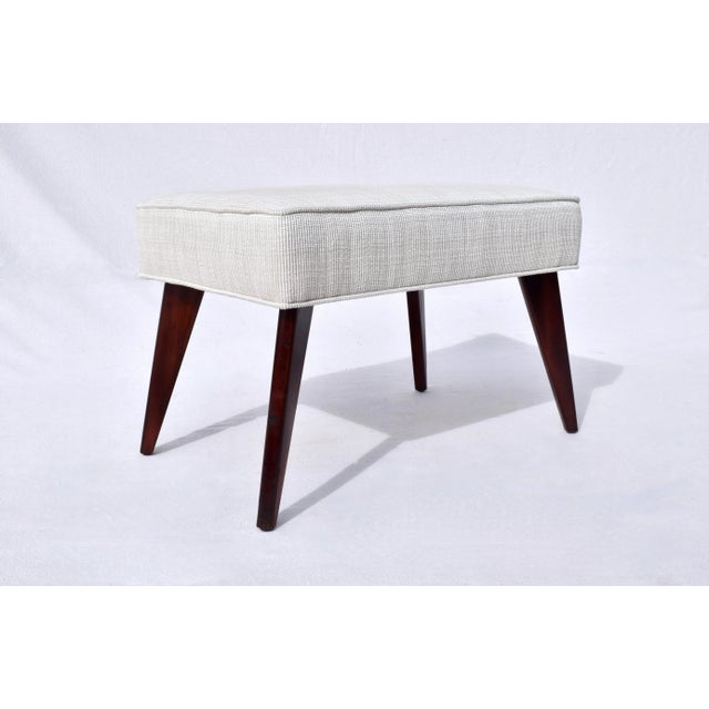Mid-Century Modern 1940's Mid Century Modern Billy Haines Attribution Foot Stool Ottoman For Sale - Image 3 of 7