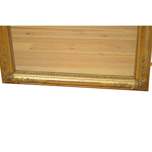 Giltwood Wall Mirror from Belle Epoque, France, 1880 For Sale - Image 14 of 16