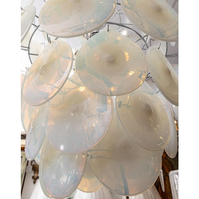 Mid-20th Century Murano Chandelier For Sale In West Palm - Image 6 of 6