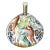 Vintage Italian Hand-Painted Figural Ceramic Table Lamp For Sale