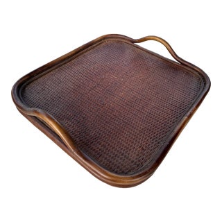 Vintage Minimalist Bentwood Tray For Sale
