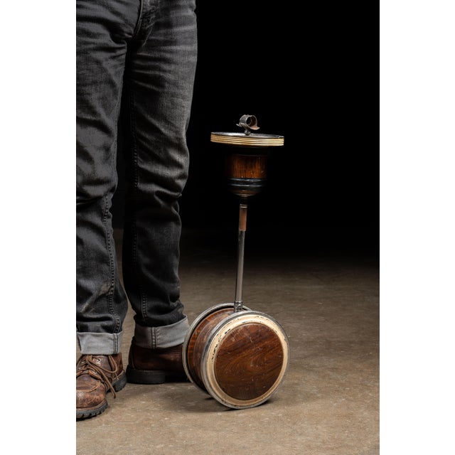 c. 1930s; Rollodor Manufacturing Co. - Los Angeles, CA Patented self-righting floor ashtray based on Edgar H. Barbé's...