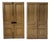 Haussmannian Double Passage Doors in Patinated Oak, 1800s, Set of 2 For Sale