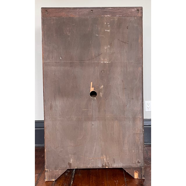 Wood 1930s Art Deco/Moderne Walnut Highboy Dresser For Sale - Image 7 of 13
