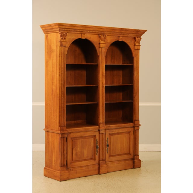Traditional Ethan Allen Legacy Collection Open Bookcase Cabinet For Sale - Image 3 of 15