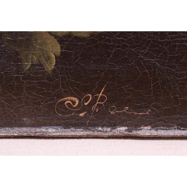 19th-Century American Oil on Canvas Still Life Painting in the Manner of George Forster For Sale In Palm Springs - Image 6 of 7