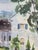 1940s 1945 Mid-Century Modern Regionalist Landscape Watercolor by Floyd F. Hackman For Sale - Image 5 of 18