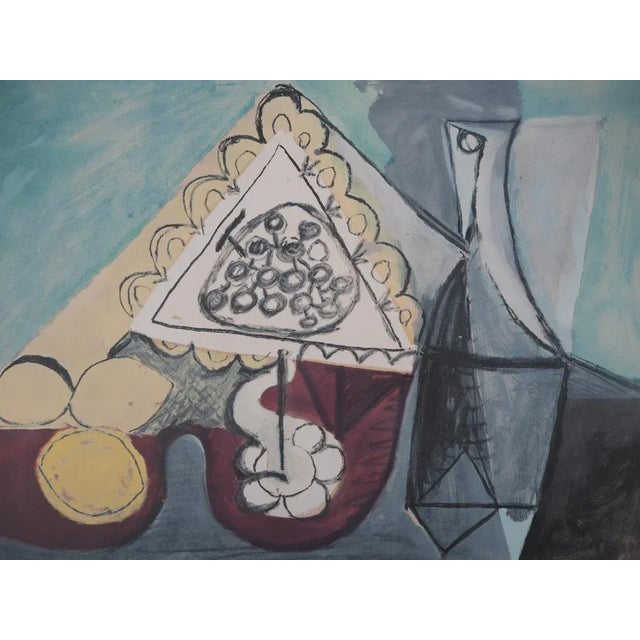 Pablo PICASSO (after) Table with lemons Lithograph and stencil (Jacomet process) after an oil on paper from 1946 On Arches...