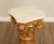 Antique 19th Century Italian Neoclassical Carved Giltwood Marble Top Pedestal For Sale - Image 4 of 13