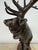 Handsome Vintage Cast-Iron Stag Sculpture For Sale - Image 4 of 12
