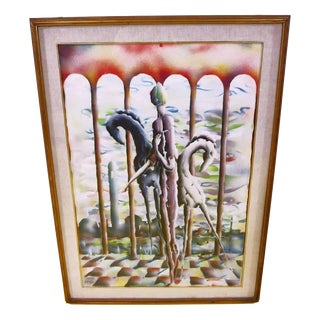 Vito Violati Tescari, Figurative Composition, 2000s, Framed For Sale