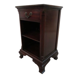 Vintage Drexel Mahogany One Drawer Nightstand For Sale