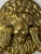 Ornate and powerful Lion Head Door Pull. Heavy solid brass with a handle that is 4 inches across on the interior which...