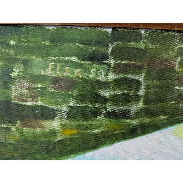 1980s Vintage Still Life Vegetable Painting Framed For Sale - Image 5 of 13