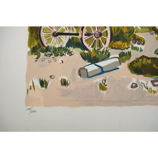 Yves Brayer, Cheval au bord de l'étang, Lithograph For Sale - Image 6 of 8
