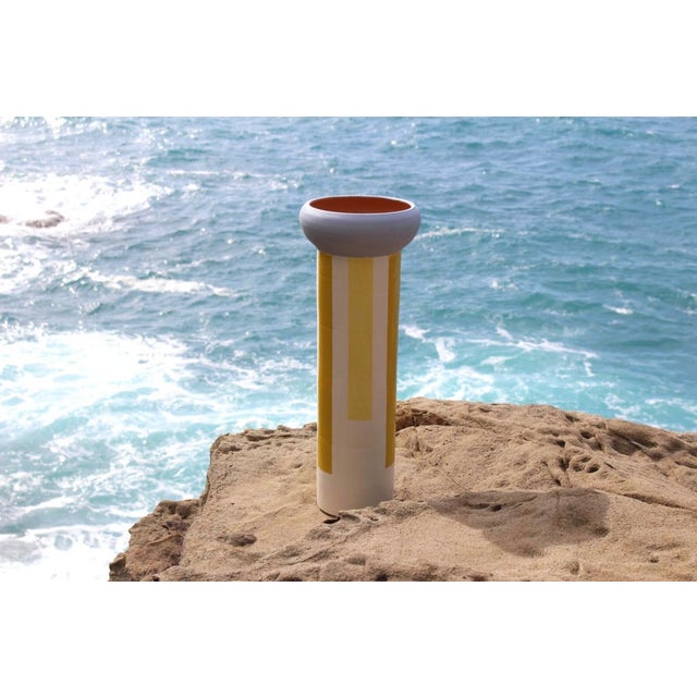 Terracotta Vase by Mascia Meccani for Meccani Design For Sale - Image 6 of 8