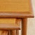1960s Danish Modern Teak Nesting Tables For Sale - Image 10 of 10