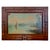 Rustic Pair of 19th C Adirondack Oil on Panel Landscape Paintings in Walnut Frames For Sale - Image 3 of 9