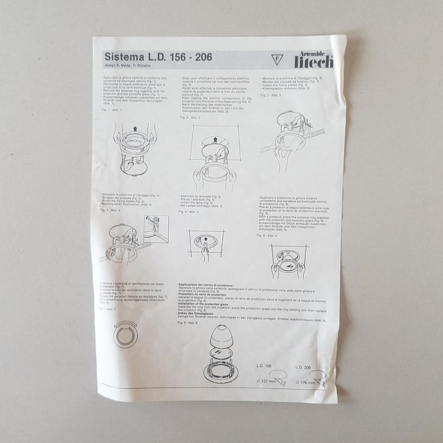 Italian Spots by Alberto Meda and Paolo Rizzatto for Artemide, Set of 4 For Sale - Image 5 of 11