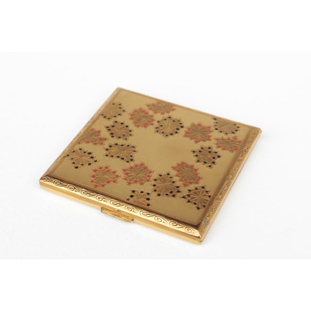 Art Deco Square Cosmetic Box, 1930s For Sale - Image 3 of 10