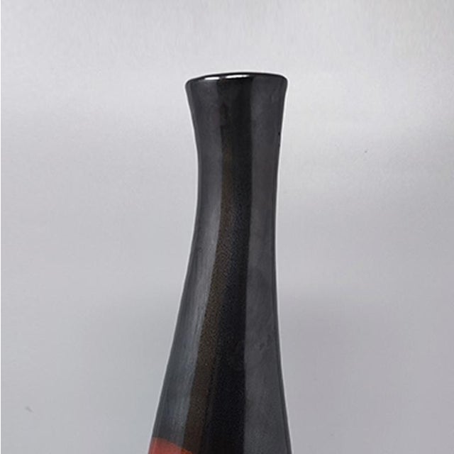 1970s Big Red Vase by Marei Ceramic, Germany, 1970s For Sale - Image 5 of 8