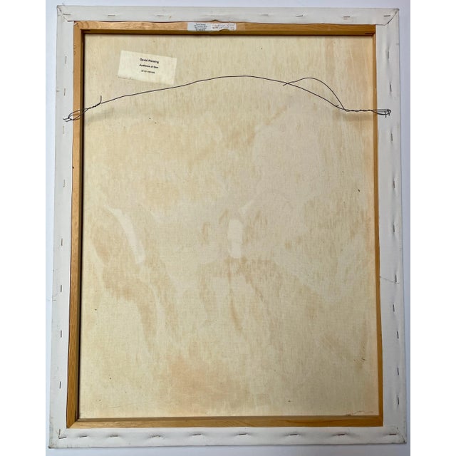 Wood 2009 “Audience of One” Oil Painting on Canvas by David Fleming - For Sale - Image 7 of 8