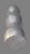 Late 20th Century Mid-Century Modern Polished Aluminum Hourglass Shaped Vase For Sale - Image 5 of 6