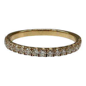 Lab Grown Diamond Band 14kt Yellow Gold 0.35ctw Ef vs Size 7 New