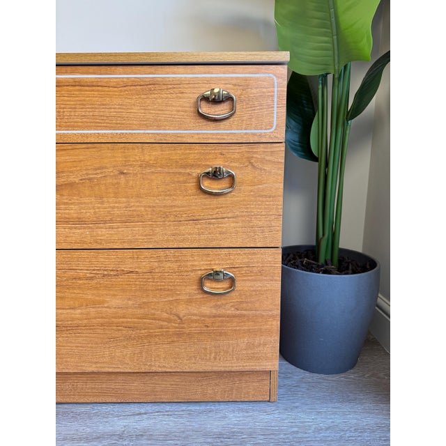 Mid-Century Teak Bedside Chests of Drawers, 1960s, Set of 2 For Sale - Image 4 of 9