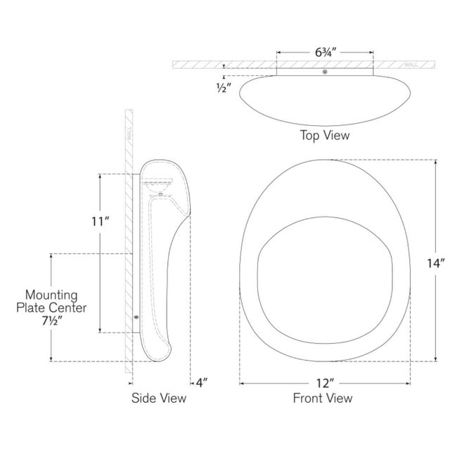Kelly Wearstler for Visual Comfort Signature Esculpa 14" Rounded Wall Light in Museum Brass For Sale In Houston - Image 6 of 8