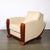 1930s Pair of Art Deco Club Chairs in Palisander & Edelman Cream Leather For Sale - Image 5 of 18