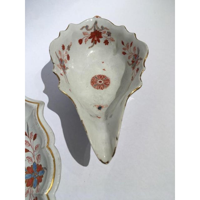 Porcelain Sauce Terrin with Floral Decor by Richard Ginori, Italy, 18th Century For Sale - Image 10 of 18