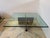 Postmodern Postmodern Sculptural Glass Top Coffee Table For Sale - Image 3 of 12
