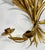 Mid 20th Century Vintage Large Gilt Tole Sheaf of Wheat Wall Candle Sconce For Sale - Image 5 of 7