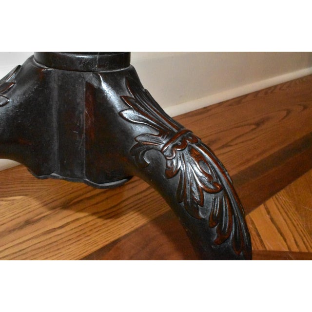 Traditional 18th Century English Pie Crust Table of the Finest Mahogany For Sale - Image 3 of 4