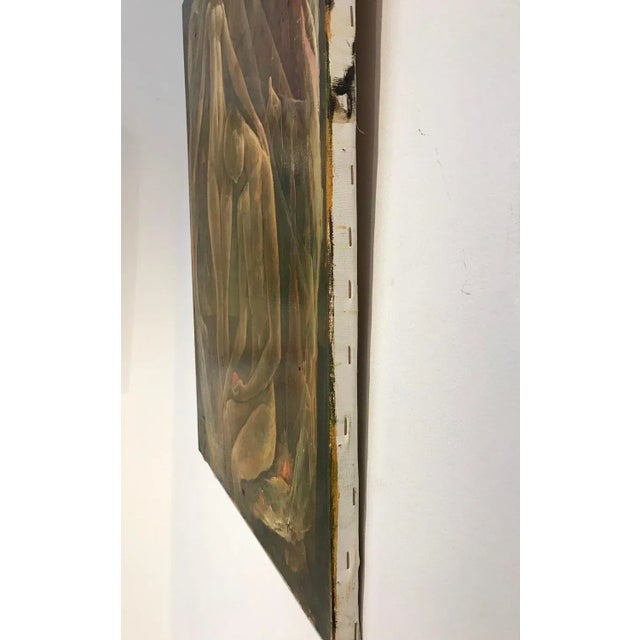 Vivaldo Martini, The Snake and the Apple, Oil on Canvas For Sale - Image 6 of 8