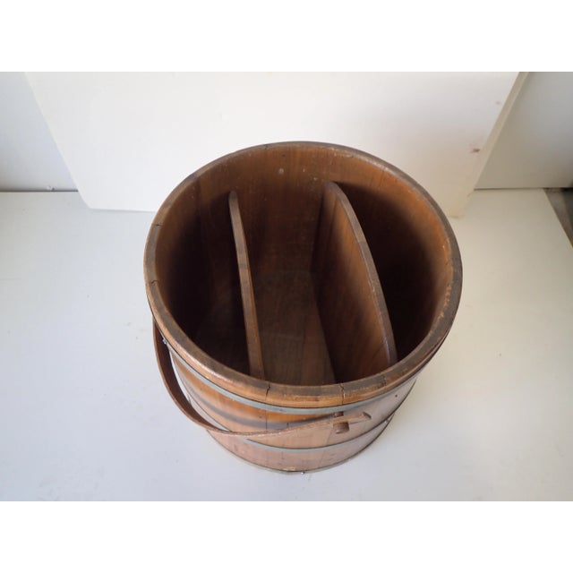 Country Style Firkin Magazine Holder For Sale - Image 4 of 7