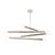 Regina Andrew Beaubien Steel Chandelier, Polished Nickel For Sale In Detroit - Image 6 of 6