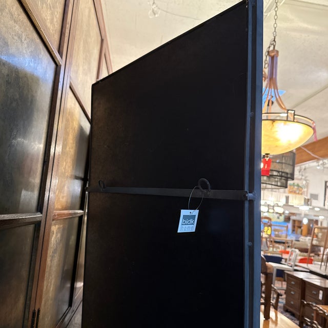 Bid K Home Paned Glass Floor Mirror For Sale - Image 9 of 12