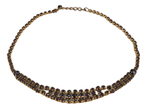 Necklace with Natural Garnets in Sander Jewelry Box, Hannover, Germany, 1960s